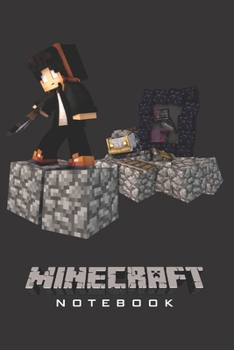 Minecraft Notebook: Player's Notebook, Sketchbook, Diary, Journal, For Kids, For A Gift, To School  | 120 Wide Ruled Blank Pages | 6” x 9” (Chracters Collection – Miners) (Minecraft Wide ruled)