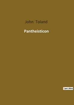 Paperback Pantheisticon: Une quête philosophique au coeur du panthéisme [French] Book
