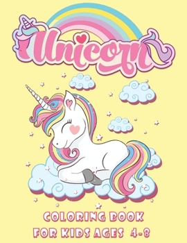 Paperback Unicorn Coloring Book For Kids Ages 4-8: (Us Edition) Funny Coloring Drawing. Book
