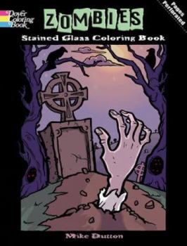 Paperback Zombies Stained Glass Coloring Book