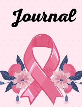 Paperback Journal: Black and Pink Journal Notebook for Breast Cancer Survivors, (Breast Cancer Awareness Gift, Cancer Journal, Breast Can Book