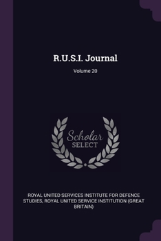 Paperback R.U.S.I. Journal; Volume 20 Book