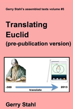 Paperback Translating Euclid (pre-publication versions) Book
