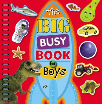 Spiral-bound The Big Busy Book for Boys [With Sticker(s) and Stencils] Book