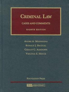 Hardcover Criminal Law: Cases and Comments Book