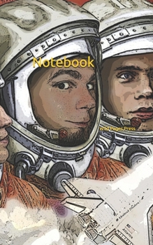 Paperback Notebook: cosmonauts space science astronomy astronaut moon Book