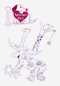Paperback I Love Wiener Dog [French] Book