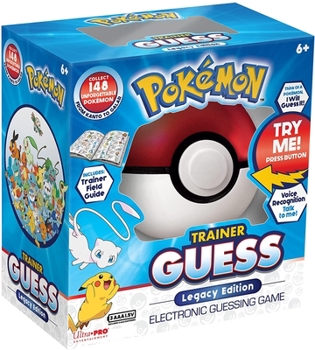 Toy Pokemon Trainer Guess Legacy's Edition Toy, I Will Guess It! Electronic Voice Recognition Guessing Brain Game Pokemon Go Digital Travel Board Games Toys Book