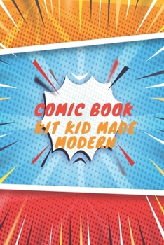 Paperback Comic Book kit kid made modern: Blank Book Comic Lovers / Write and Draw Your Own Comic Gift, Variety of Templates for Creative ( Sketch Book and Note Book