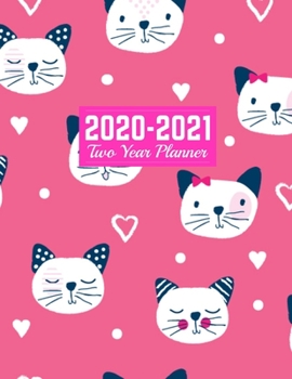 Paperback 2020-2021 Two Year Planner: Simple Jan 1, 2020 to Dec 31, 2021 - Weekly & Monthly Planner Calendar and Schedule Organizer - Art Cover 00023187 Book