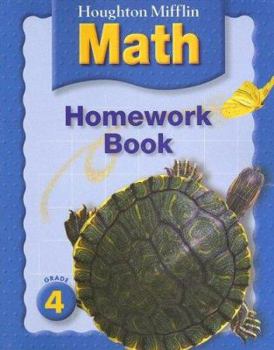 Paperback Houghton Mifflin Math (C) 2005: Homework Book Grade 4 Book