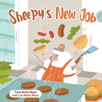 Paperback Sheepy's New Job (Santo & Sheepy Series) [Large Print] Book