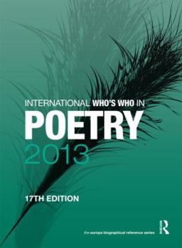 Hardcover International Who's Who in Poetry 2013 Book