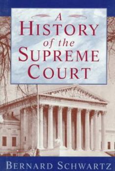 Hardcover A History of the Supreme Court Book