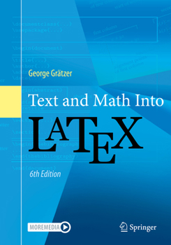 Paperback Text and Math Into Latex Book