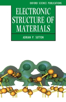 Paperback Electronic Structure of Materials Book