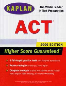 Paperback Kaplan ACT 2000 Book