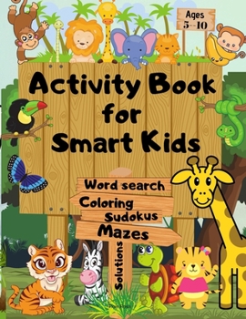 Paperback Activity Book for Smart Kids Book