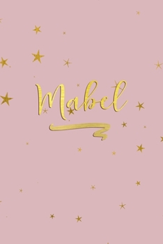 Mabel: Personalized Journal to Write In | Rose Gold Line Journal