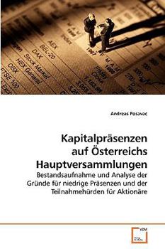 Paperback Kapitalpräsenzen auf Österreichs Hauptversammlungen [German] Book