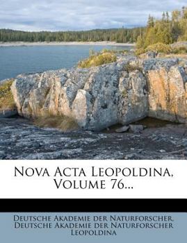 Paperback Nova ACTA Leopoldina, Volume 76... [German] Book