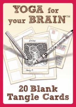 Cards Yoga for Your Brain Blank Tangle Cards Book