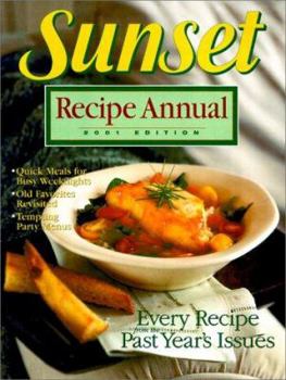 Paperback Sunset Recipe Annual 2001 Book