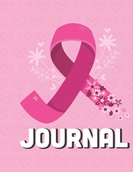 Paperback Journal: Black and Pink Journal Notebook for Breast Cancer Survivors, (Breast Cancer Awareness Gift, Cancer Journal, Breast Can Book