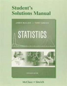 Paperback Student's Solutions Manual for Statistics Book