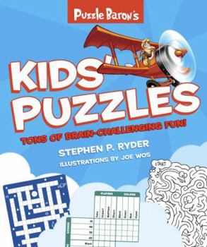 Paperback Puzzle Baron's Kids' Puzzles Book