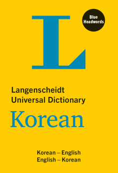 Paperback Langenscheidt Universal Dictionary Korean: Korean-English/English-Korean Book