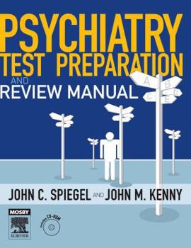 Paperback Psychiatry Test Preparation and Review Manual: Text with CD-ROM [With CDROM] Book