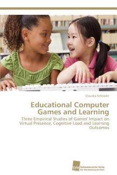 Paperback Educational Computer Games and Learning Book