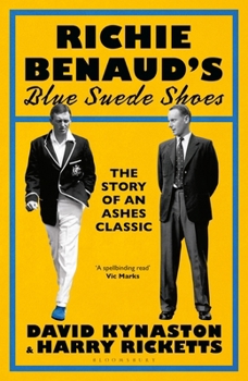 Hardcover Richie Benaud's Blue Suede Shoes Book