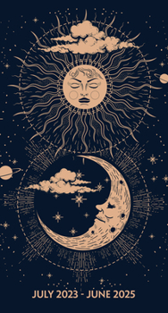 Calendar Celestial Soul Academic July 2023 - June 2025 3.5 X 6.5 2-Year Pocket Planner Book