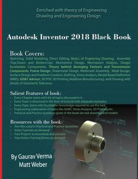 Paperback Autodesk Inventor 2018 Black Book