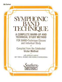 Paperback Symphonic Band Technique (S.B.T.): Clarinet Book