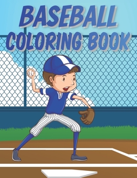 Paperback Baseball Coloring Book