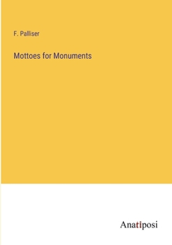 Paperback Mottoes for Monuments Book