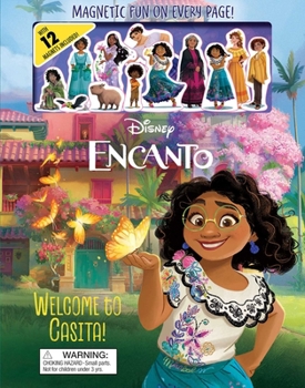 Hardcover Disney Encanto: Welcome to Casita! [With Magnets] Book