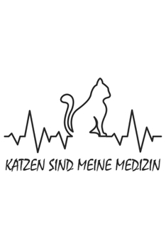 Katzen Sind Meine Medizin: Katze Katzenmama Katzenliebhaber Dina5 Gepunktet Notizbuch Punkteraster Malheft Tagebuch Planer Notizblock Kladde Journal Strazze (German Edition)