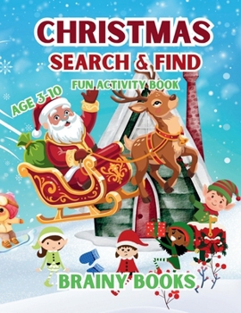 Paperback Christmas Search & Find Fun Activity Book Age 3-10 Book