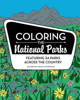 Paperback Coloring the National Parks Book