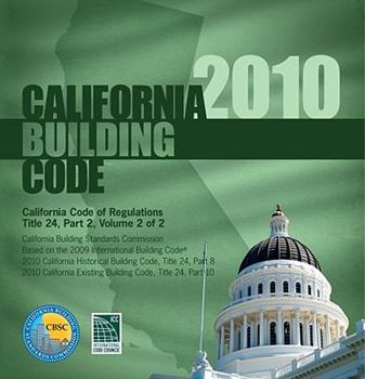 Loose Leaf 2010 California Building Code, Title 24, Part 2, Volume 1 & 2 Book