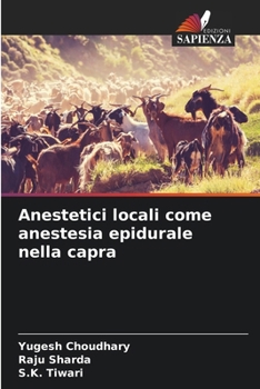 Paperback Anestetici locali come anestesia epidurale nella capra [Italian] Book