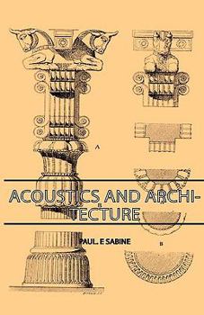 Hardcover Acoustics and Architecture Book