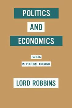 Paperback Politics and Economics: Papers in Political Economy Book