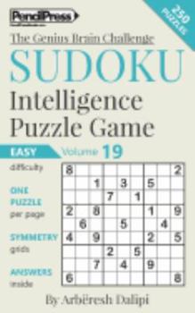 Paperback Sudoku Puzzle Books Volume 19. Easy. Sudoku Intelligence Puzzle Game Book