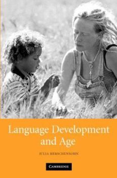 Hardcover Language Development and Age Book