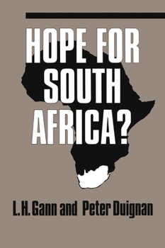 Paperback Hope for South Africa?: Volume 395 Book